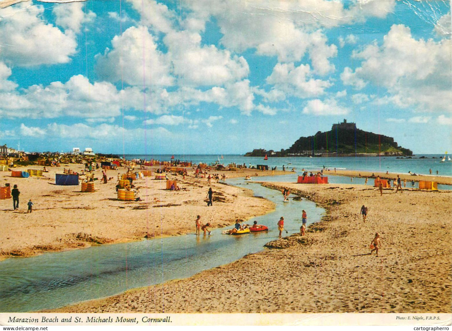 A5283 England St Michael's Mount Cornwall Marazion beach