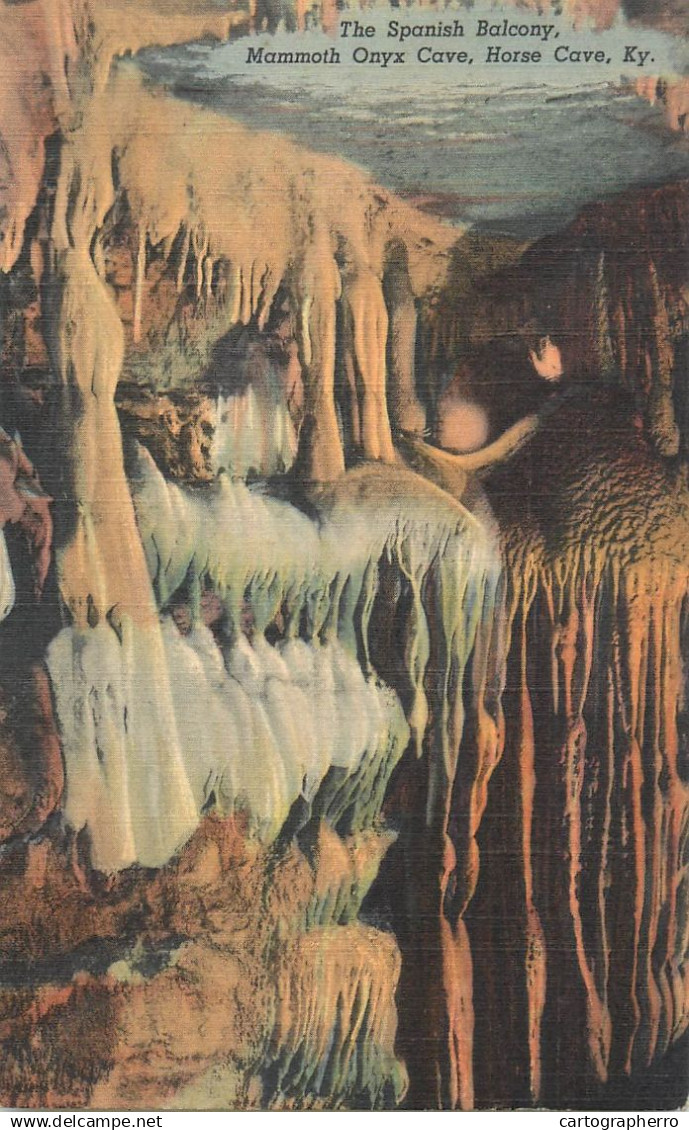A5293 The Spanish Balcony Mammoth Onyx Cave Horse Cave