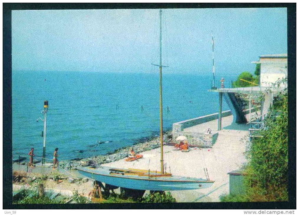 A5339 / Anhialo Pomorie  - 1975 SPORT MARINE BASE , Sailing Nautisme (voile) Segeln - Bulgaria Publ. "Photoizdat" #