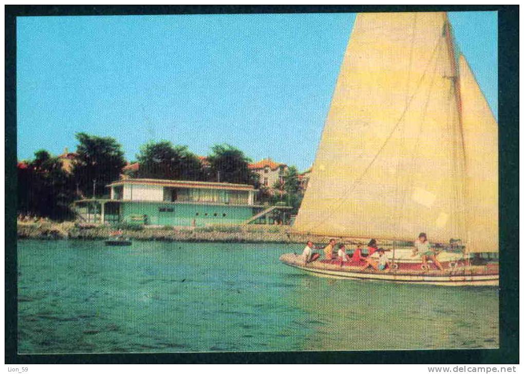 A5354 / Anhialo Pomorie  - 1975 SPORTS MARINE BASE Sailing Nautisme (voile) Segeln  - Bulgaria 1975 Publ. "Photoizdat" #