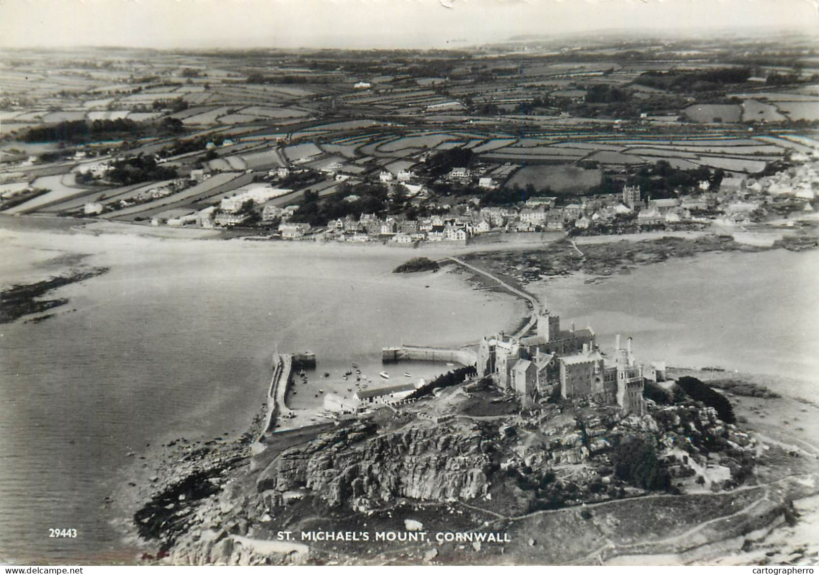 A5568 England St Michael's Mount Cornwall aerial view