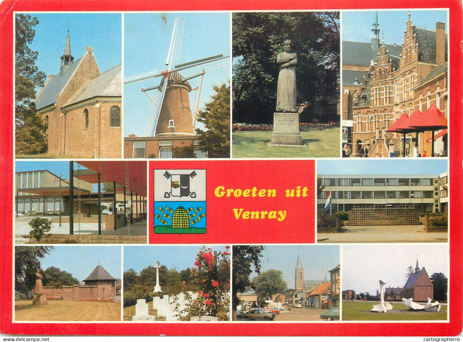 A5591 Netherlands Groeten uit Venray multi view