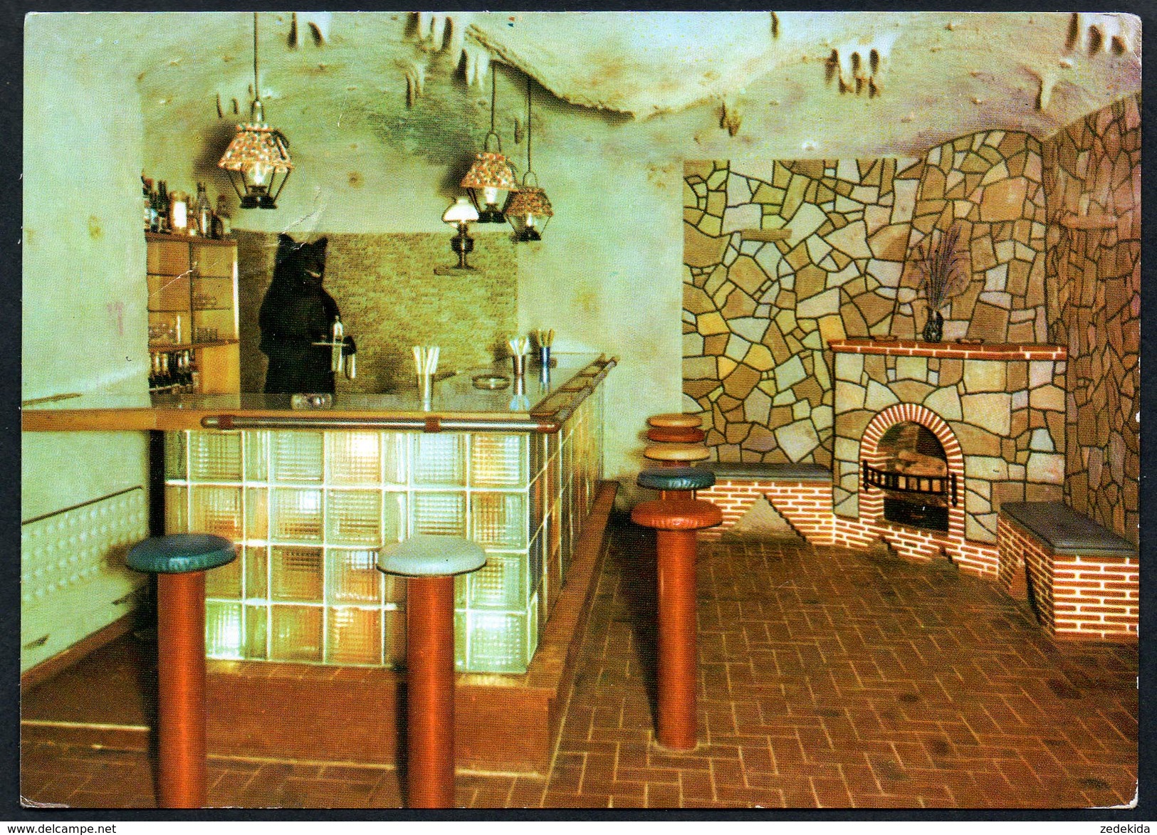 A5665 - alte Ansichtskarte - Jeggeleben Kr. Kalbe - Ausflugsgaststätte Gaststätte Feine Sache - gel 1974