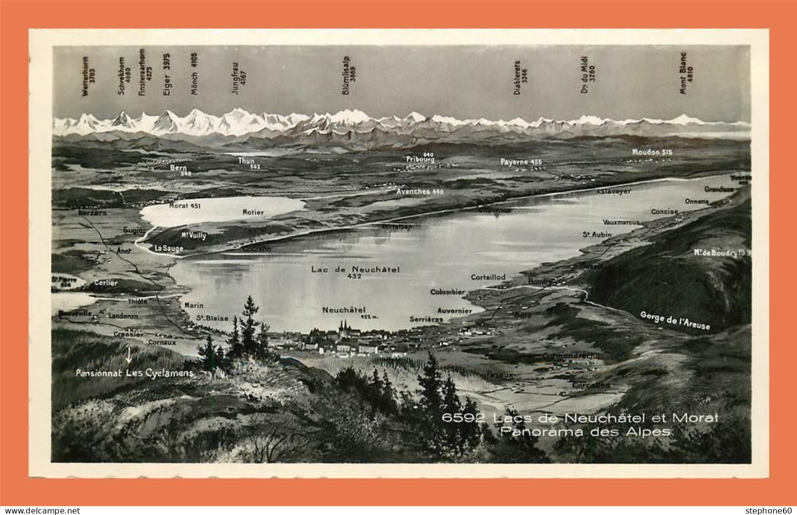 a571 / 119 Suisse Lac de NEUCHATEL et Morat