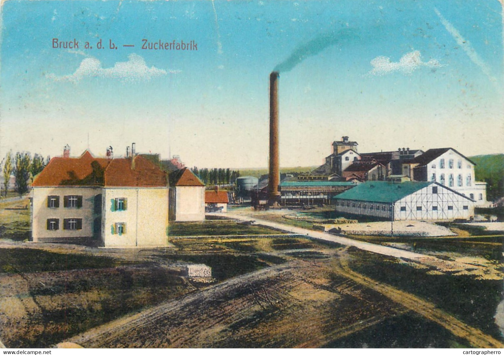 A5736 AK Austria Bruck an der Leitha Zuckerfabrik