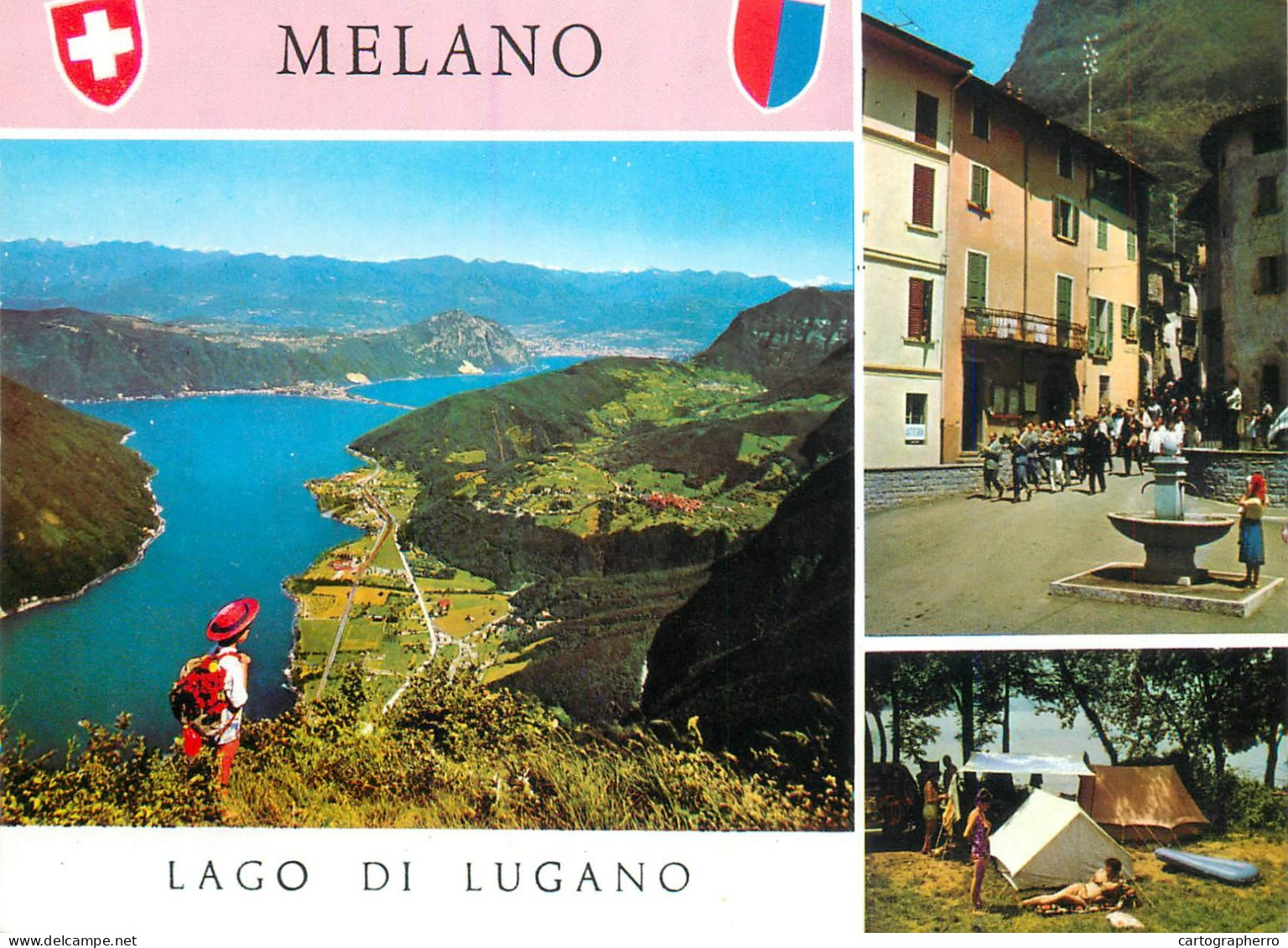 A5745 Switzerland Lago di Lugano Melano multi view