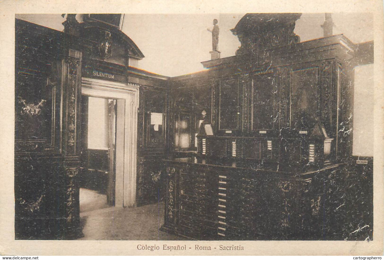 A5760 Italia Roma Colegio Espanol Sacristia