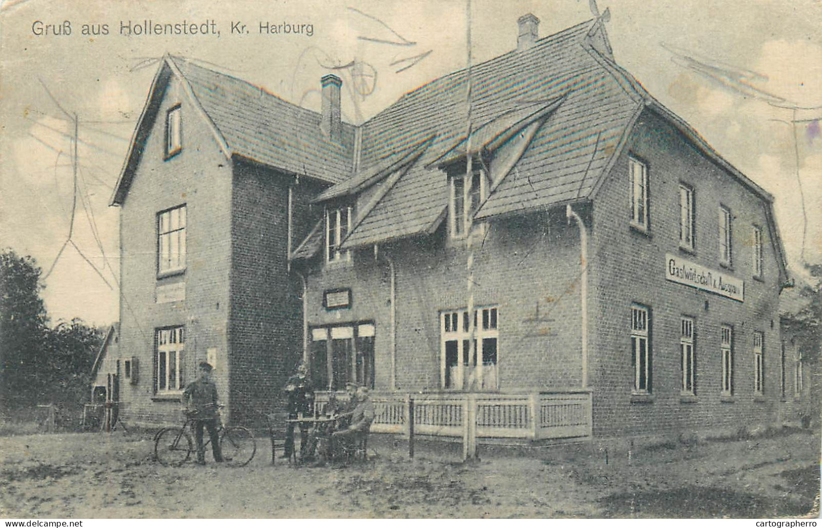 A5794 Gruss aus Hollenstedt Kr. Harburg Gasthof Pension