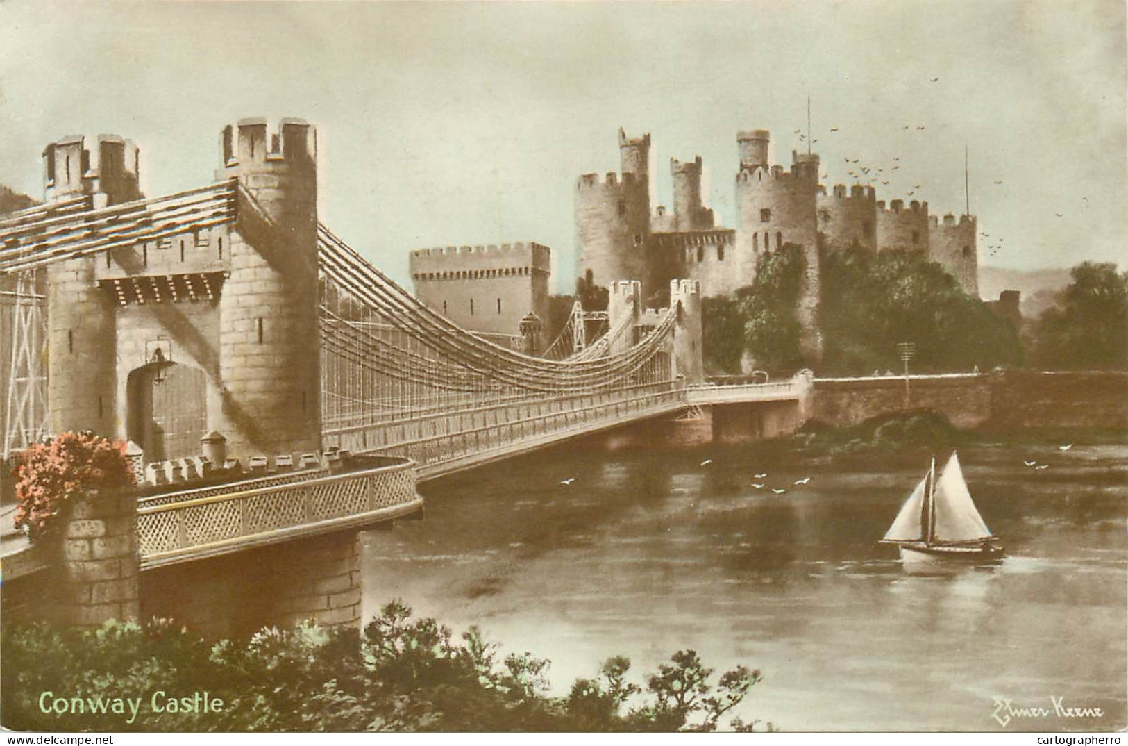 A5805 Conwy Castle bridge
