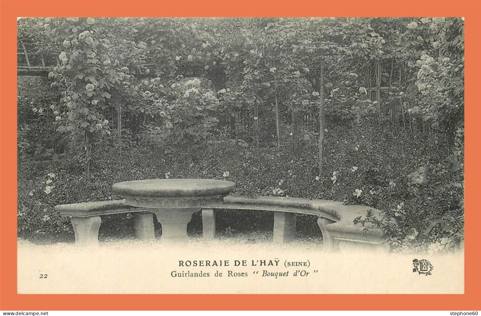 a588 / 079 94 - L'HAY LES ROSES Roseraie de l'Hay Guirlandes Roses