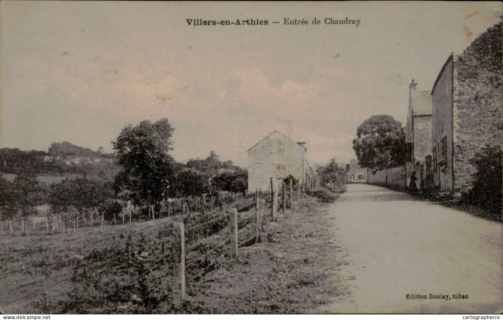A5931 France Arthies Villers en Arthies Chaudray entrance