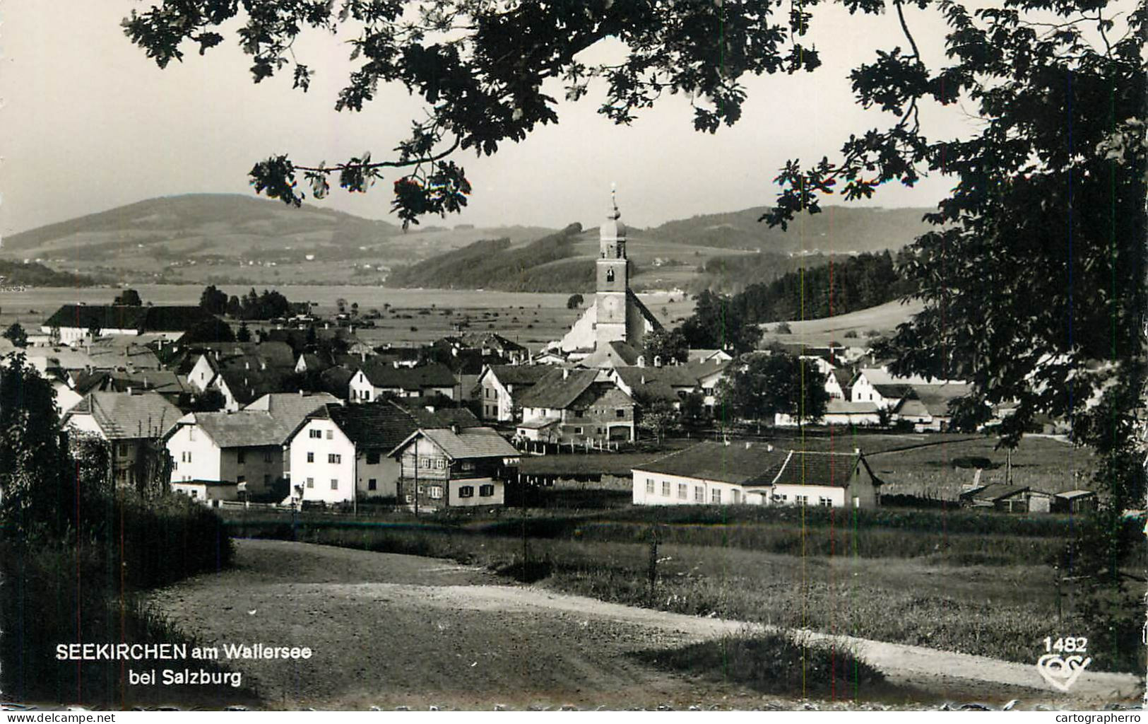 A5978 Austria Seekirchen am Wallersee bei Salzburg panorama