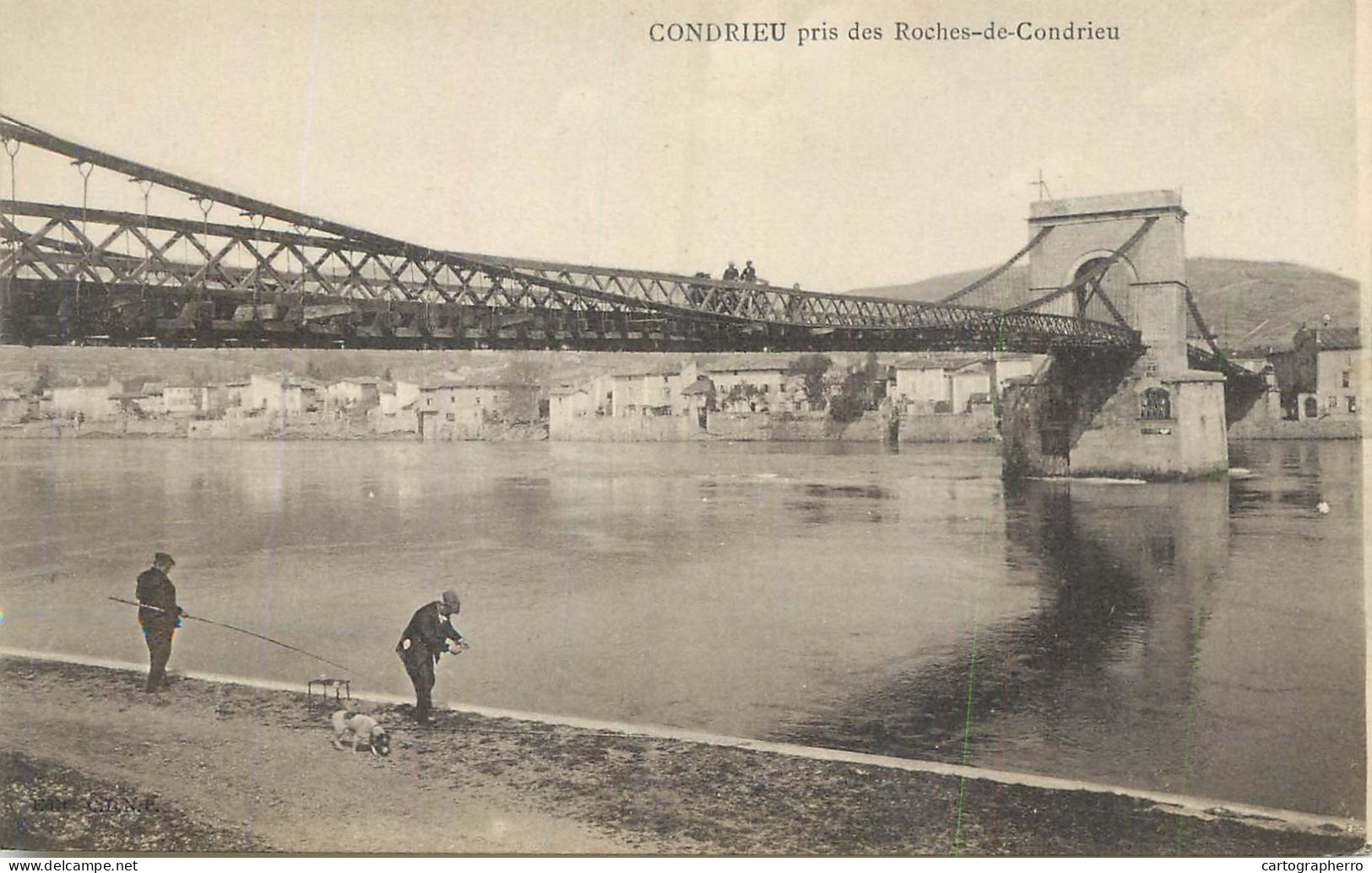A6025 France Condrieu The Condrieu Bridge