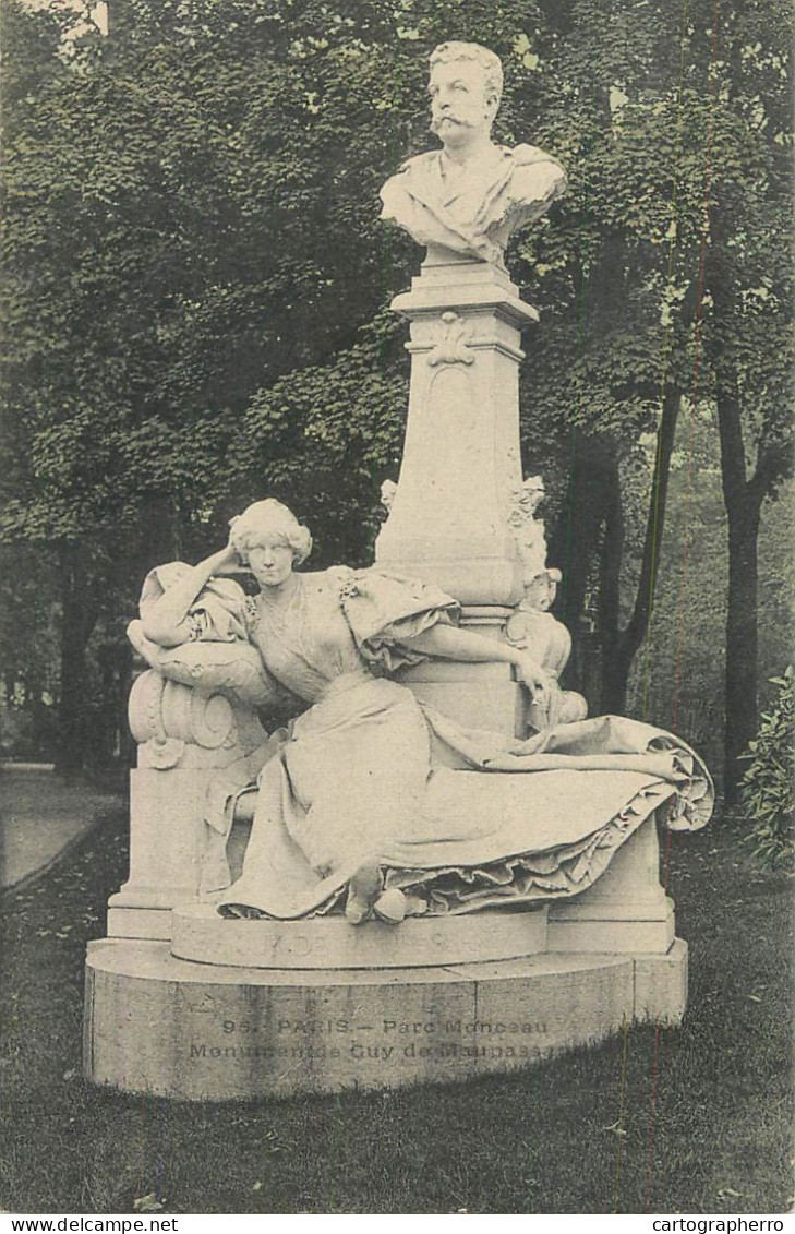 A6073 Paris statue cpa