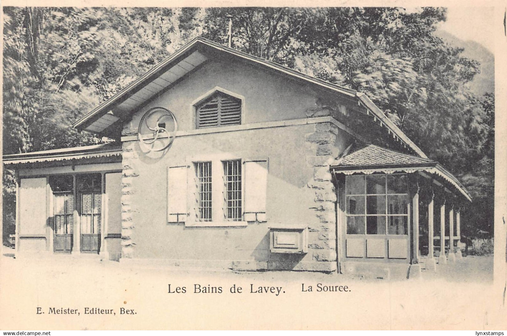 A640 Switzerland Les Bains de Lavey Lavey-les-Bains Source postcard