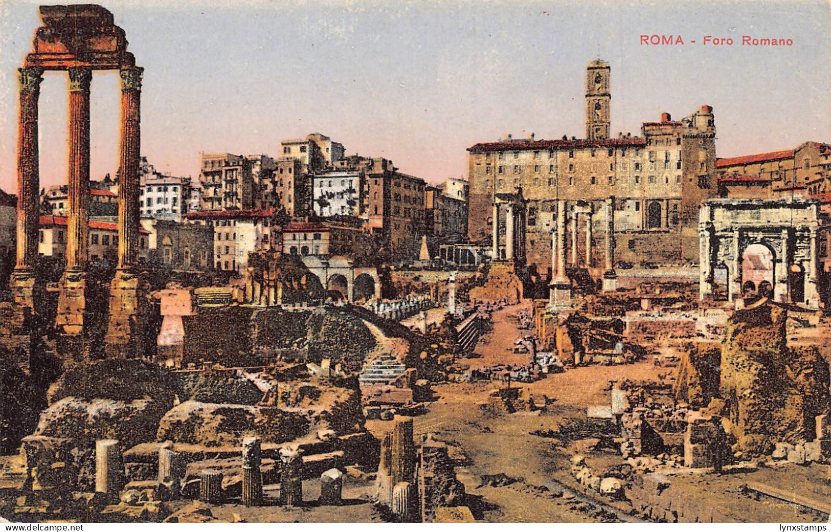 A650 Italy Rome Roma Roman Forum Foro Romano postcard