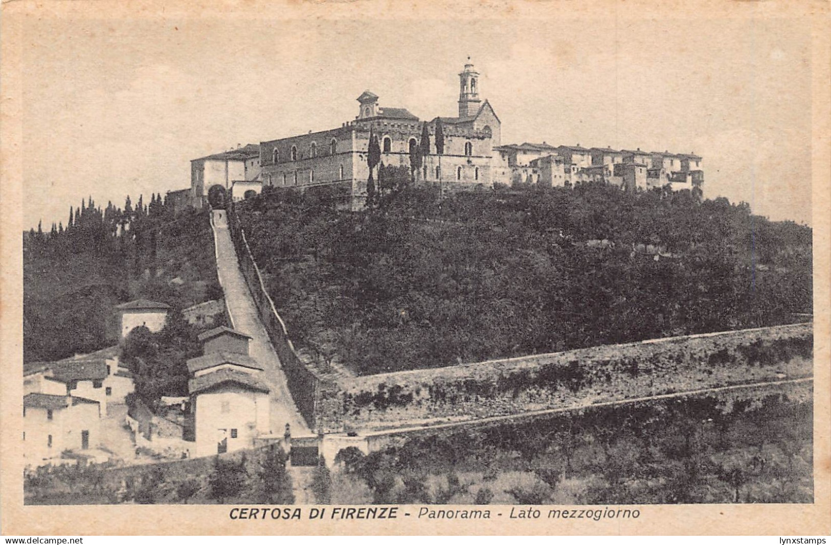 A652 Italy Certosa di Firenze Florence Panorama Lato Mezzogiorno postcard