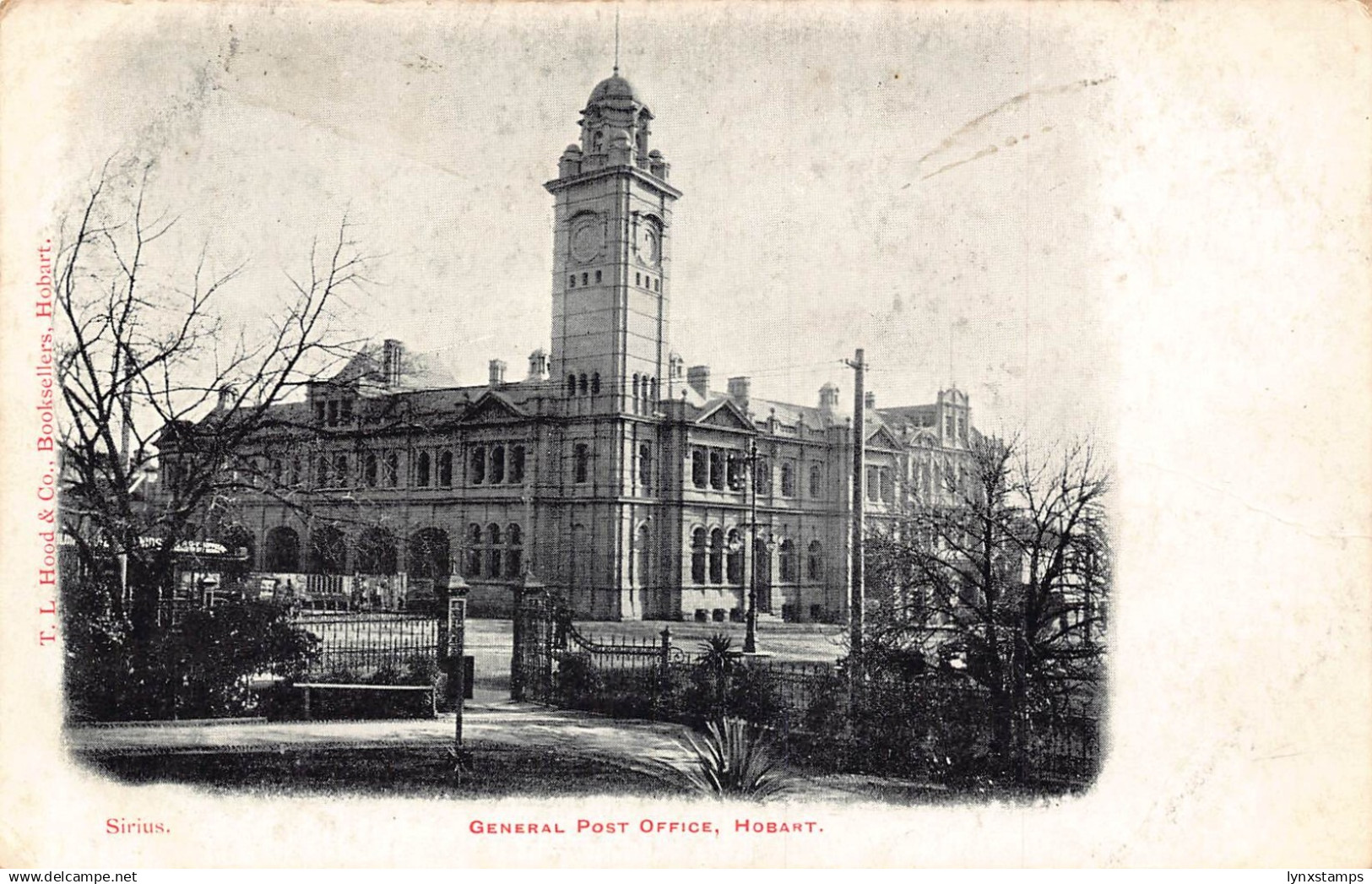 A670 Australia Hobart General Post Office vintage postcard