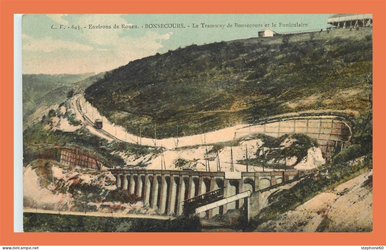a699 / 137 76 - BONSECOURS Tramway de Bonsecours et Funiculaire