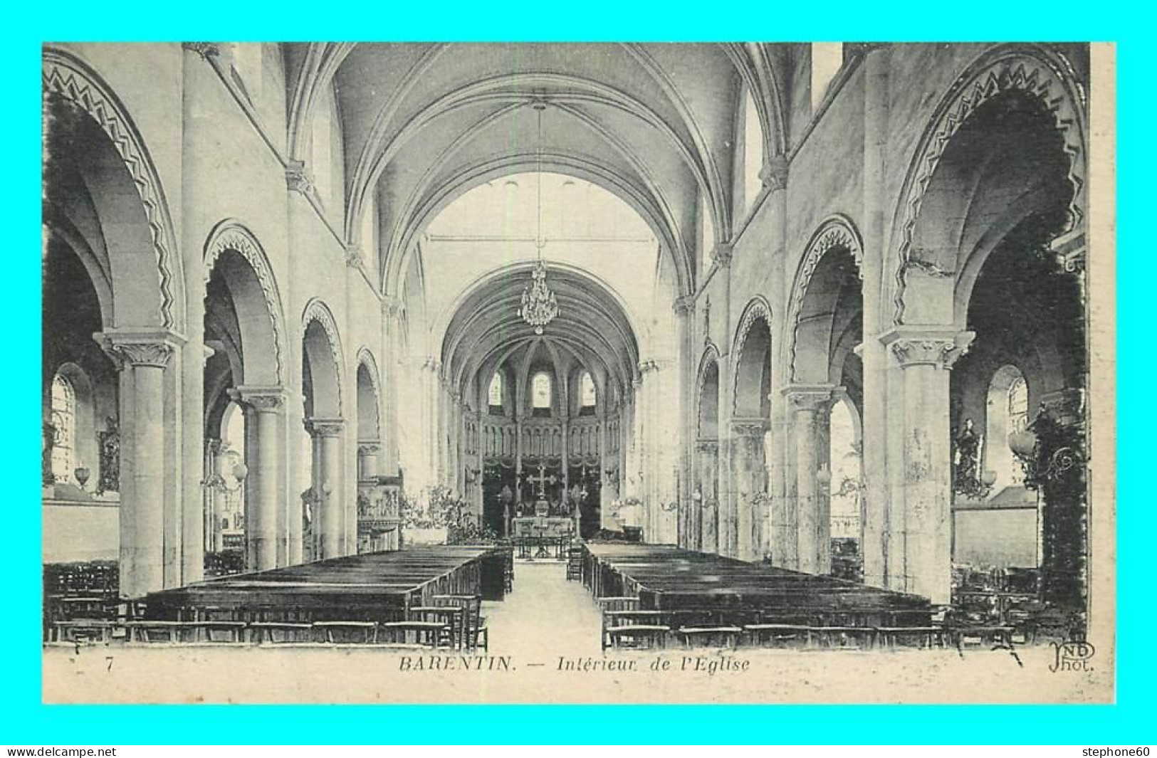 a729 / 315 76 - BARENTIN Interieur de l'eglise
