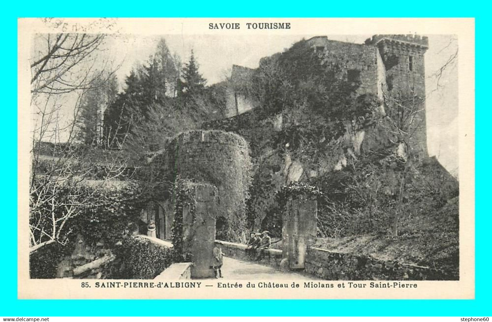a735 / 051 73 - SAINT PIERRE D'ALBIGNY Entree du cheteau de Miolans et tour Saint-Pierre