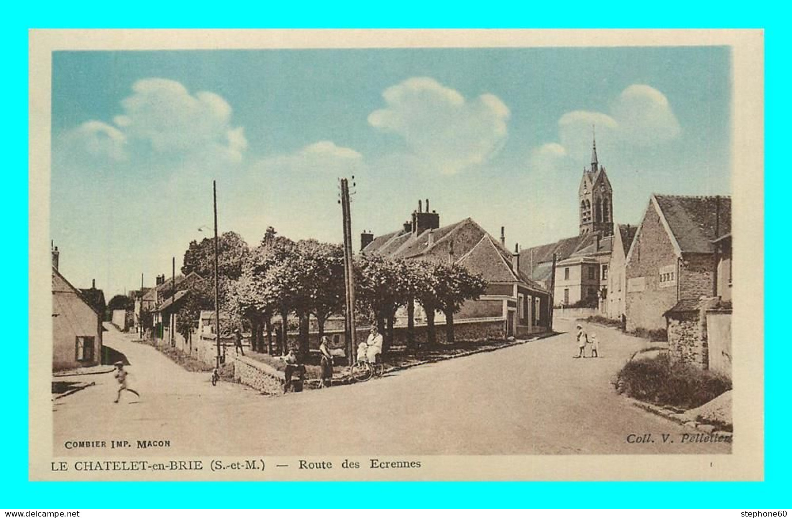 a741 / 051 77 - LE CHATELET EN BRIE Route des Ecrennes