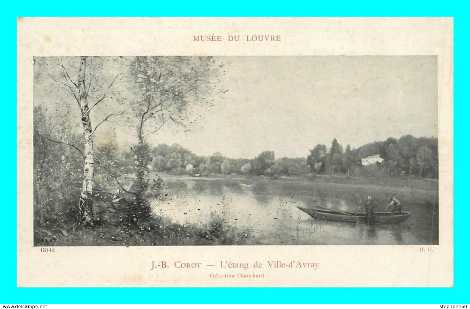 a753 / 075 92 - VILLE D'AVRAY Musee du Louvre J. B. COROT Etang de Ville d'Avray