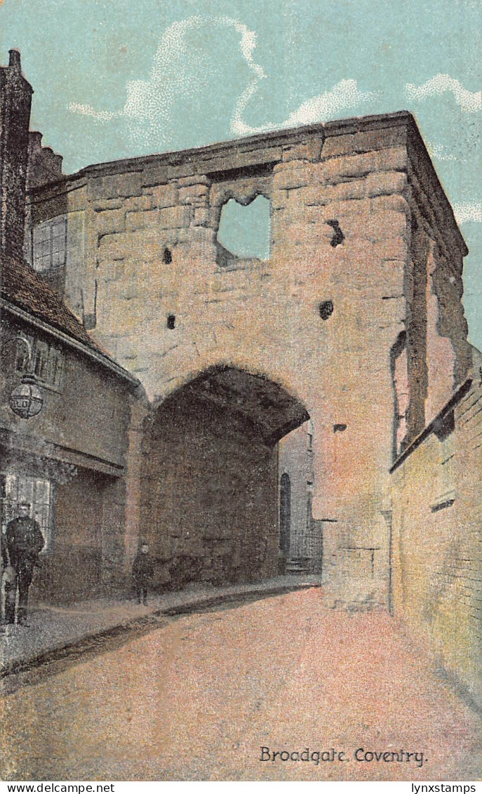 A781 England Broadgate Coventry vintage postcard