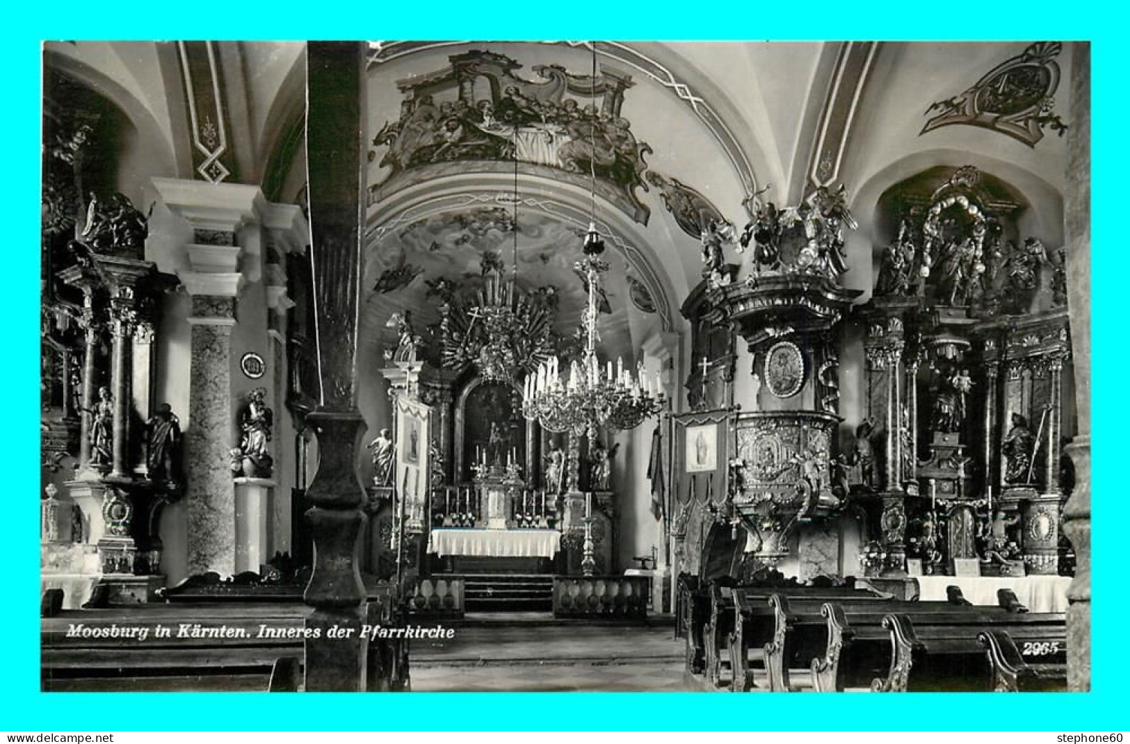 a847 / 173 MOOSBURG in Karten Inneres der Pfarrkirche