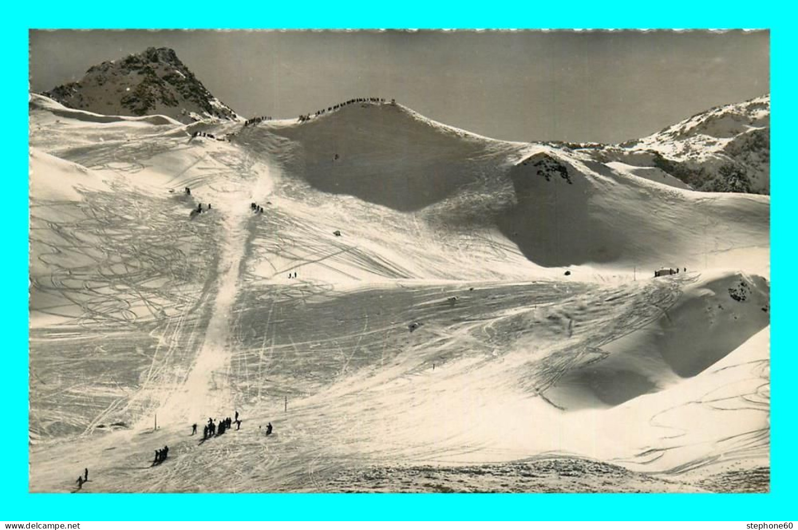 a858 / 191 Suisse Parsennabfahrt Weissfluhjoch Kublis Skigelande beim Derby Schuss