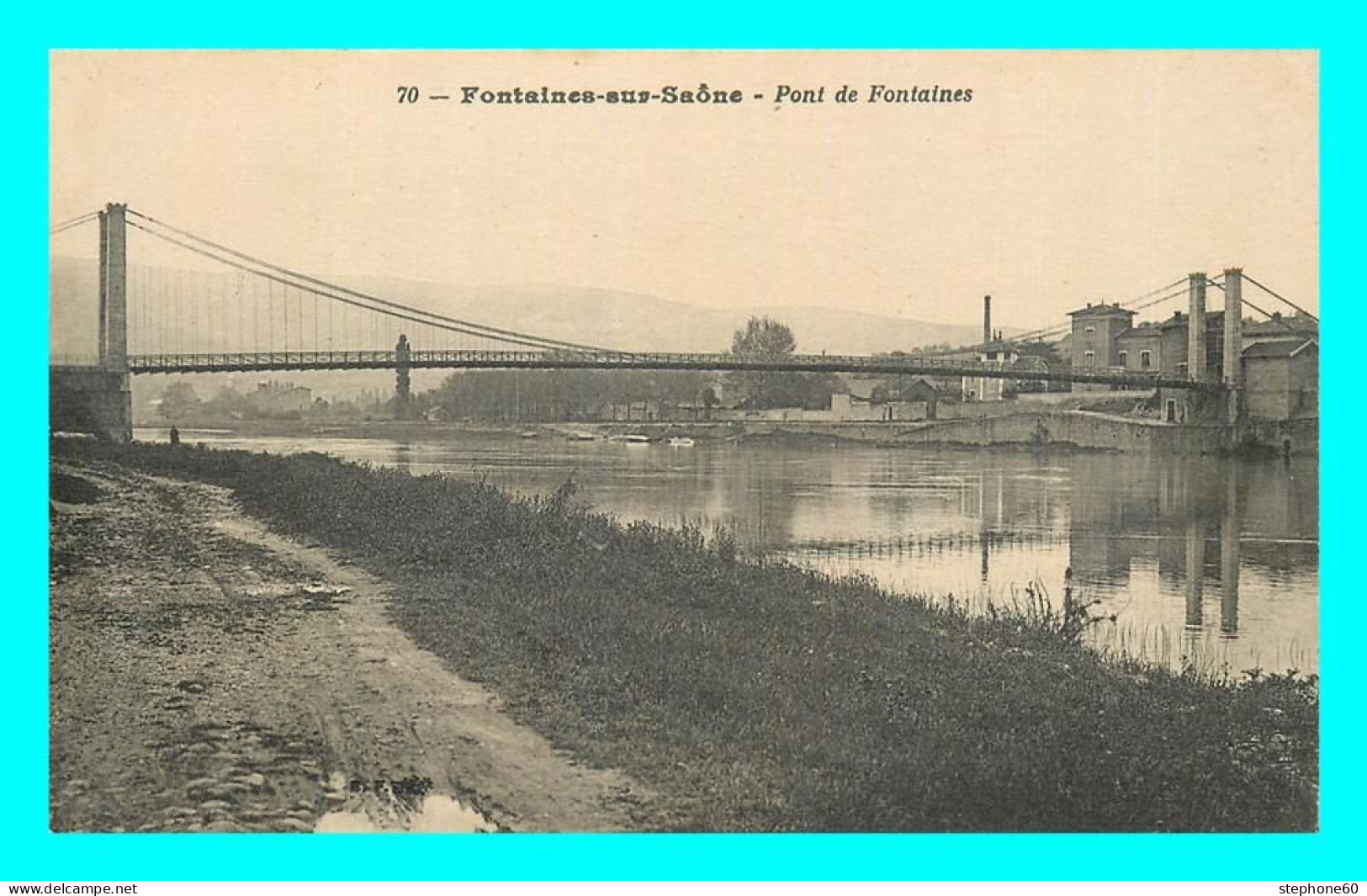 a863 / 035 69 - FONTAINES SUR SAONE Pont de Fontaines
