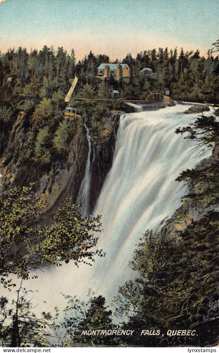 A893 Canada Montmorency Falls Quebec vintage postcard