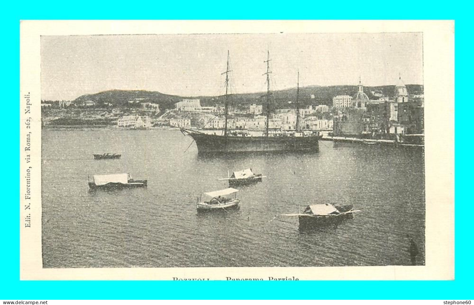 a909 / 069 POZZUOLI Panorama Parziale ( Timbre )