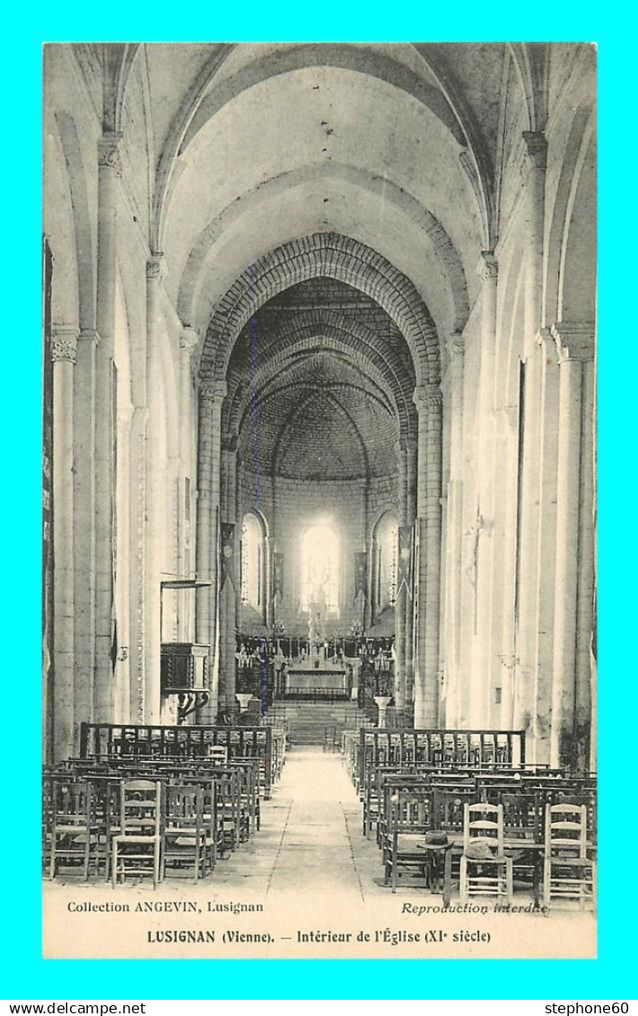 a922 / 607 86 - LUSIGNAN Interieur de l'Eglise