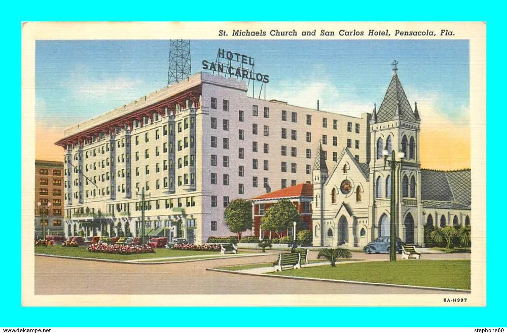 a924 / 335 PENSACOLA St Michaels Church and San Carlos Hotel