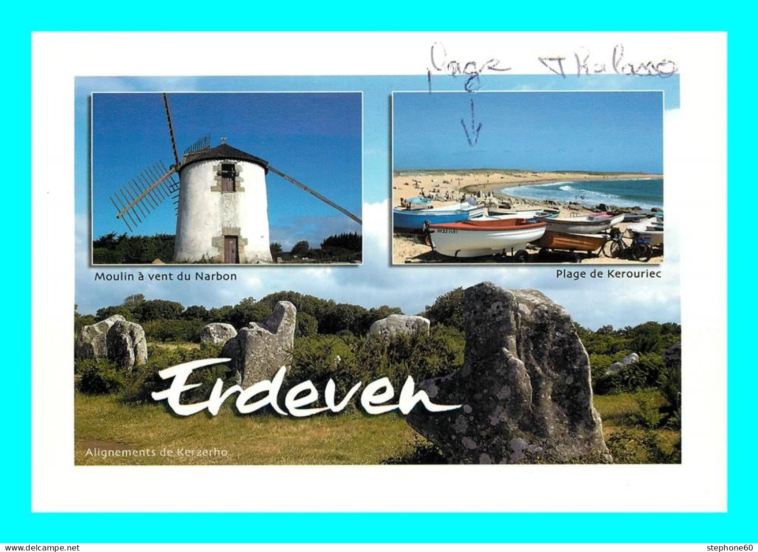 a951 / 125 56 - ERDEVEN ( Timbre ) Multivues