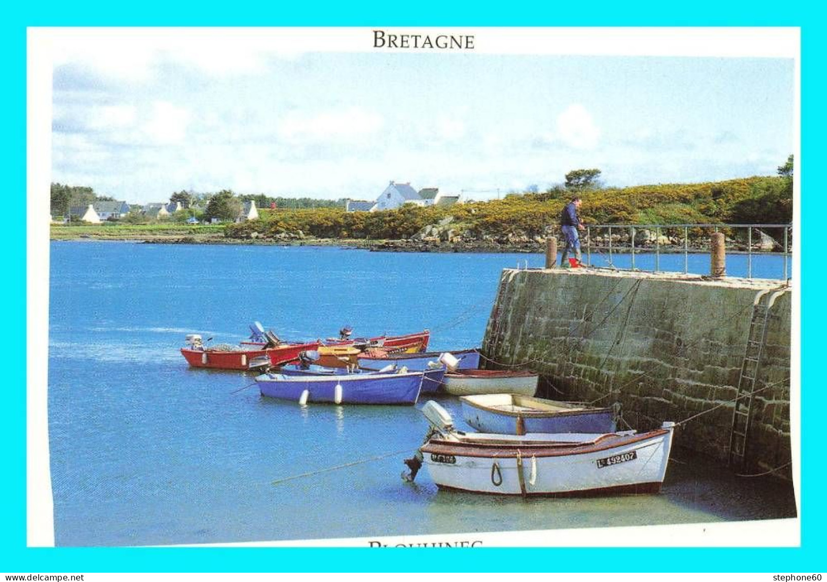 a955 / 661 Plouhinec - Le vieux passage - vue sur le port avec bateaux CPM