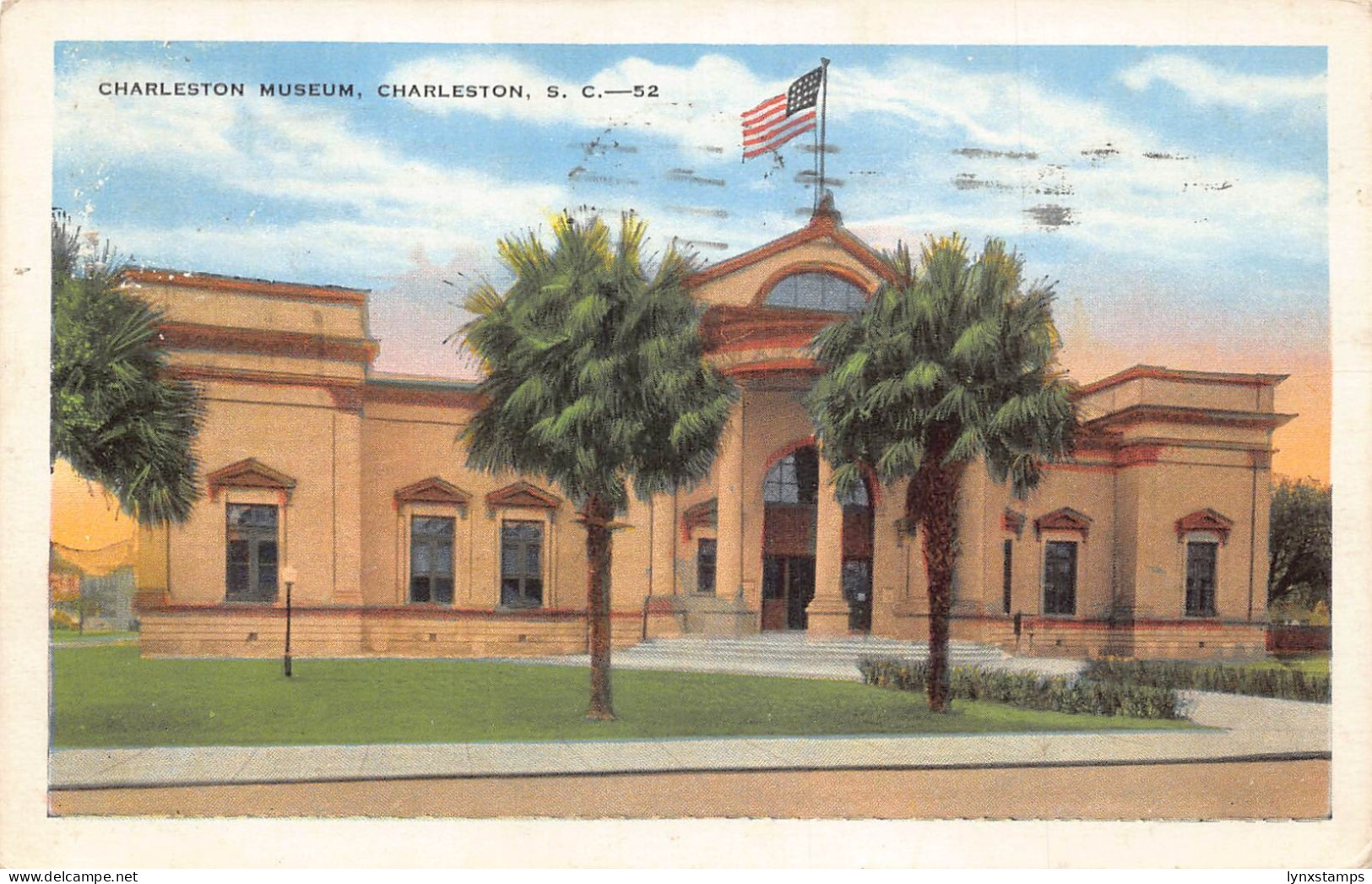 A988 US 1936 South Carolina Charleston Charleston Museum postcard