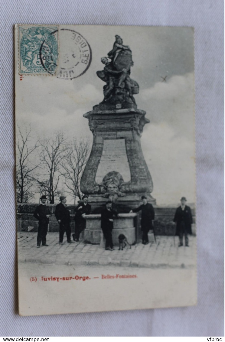 AA339, Cpa 1904, Juvisy sur Orge, Belles fontaines, Essonne 91