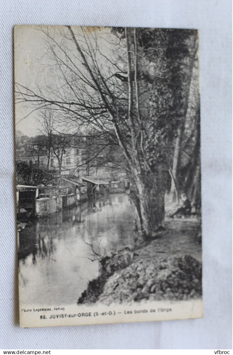 AA342, Cpa 1936, Juvisy sur Orge, les bords de l'Orge, Essonne 91