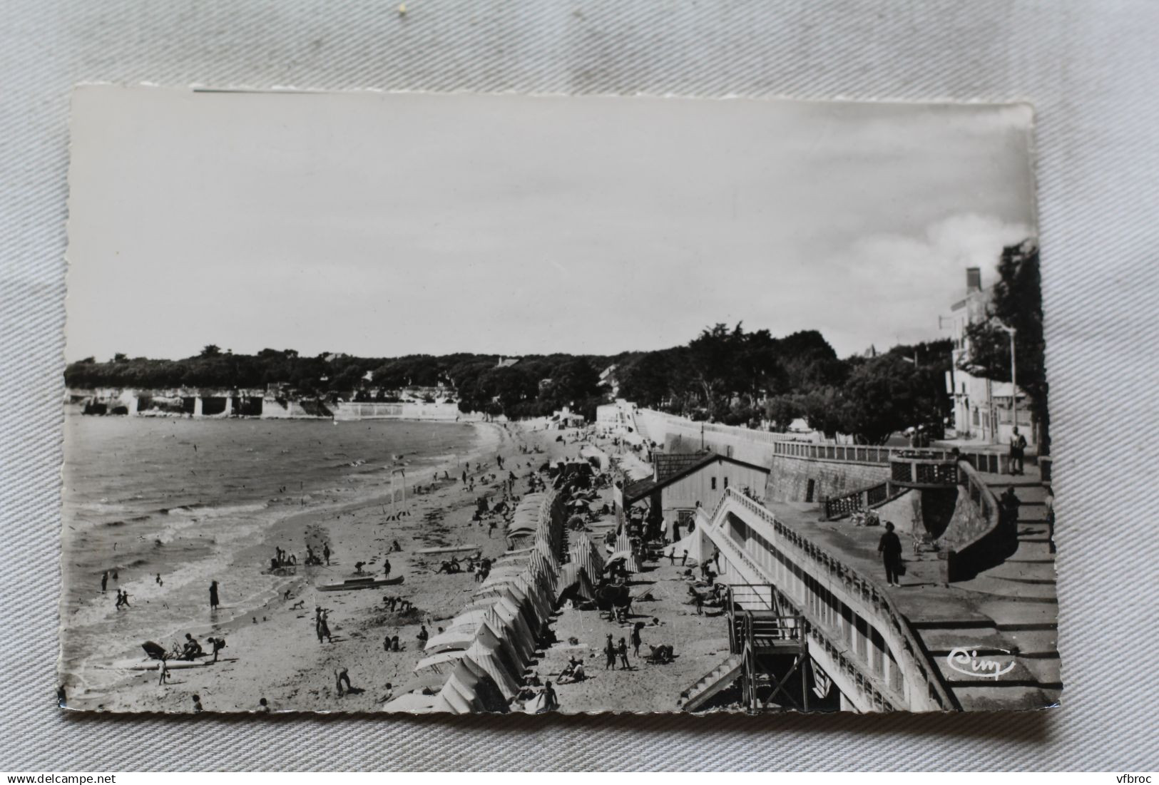 AA441, Cpsm, Fouras les Bains, la plage, Charente Maritime 17