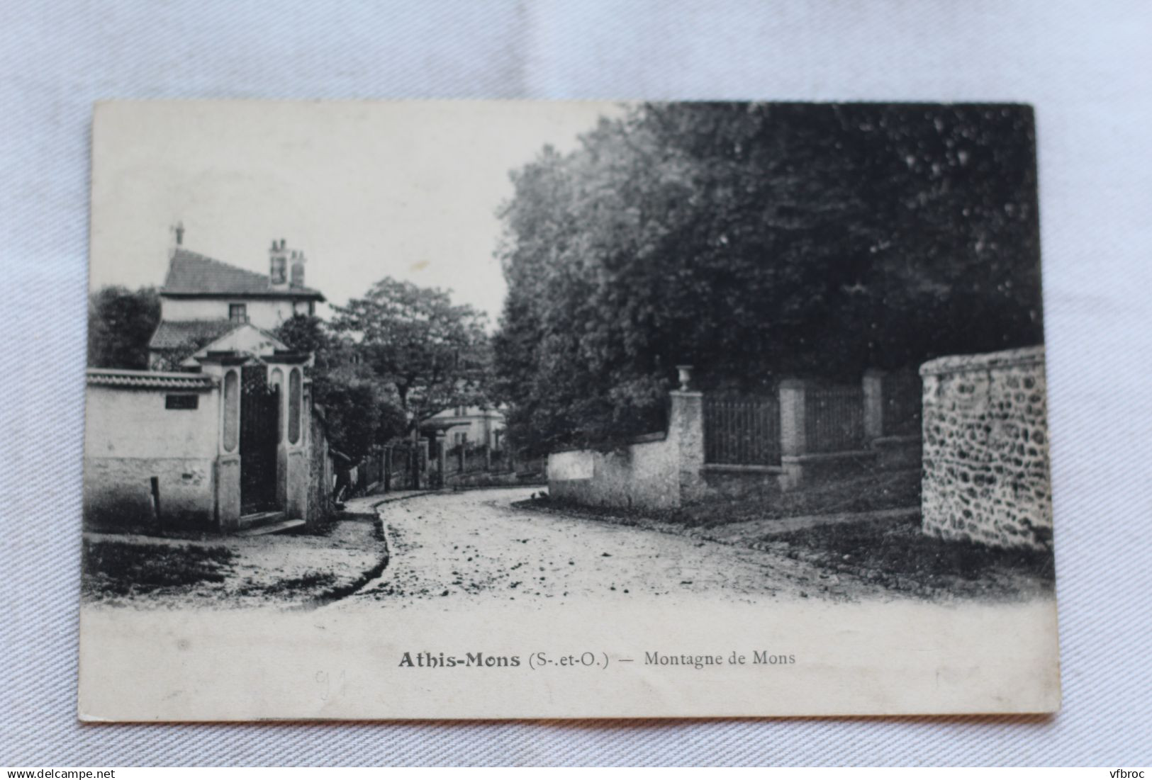 AA563, Cpa 1904, Athis Mons, montagne de Mons, Essonne 91