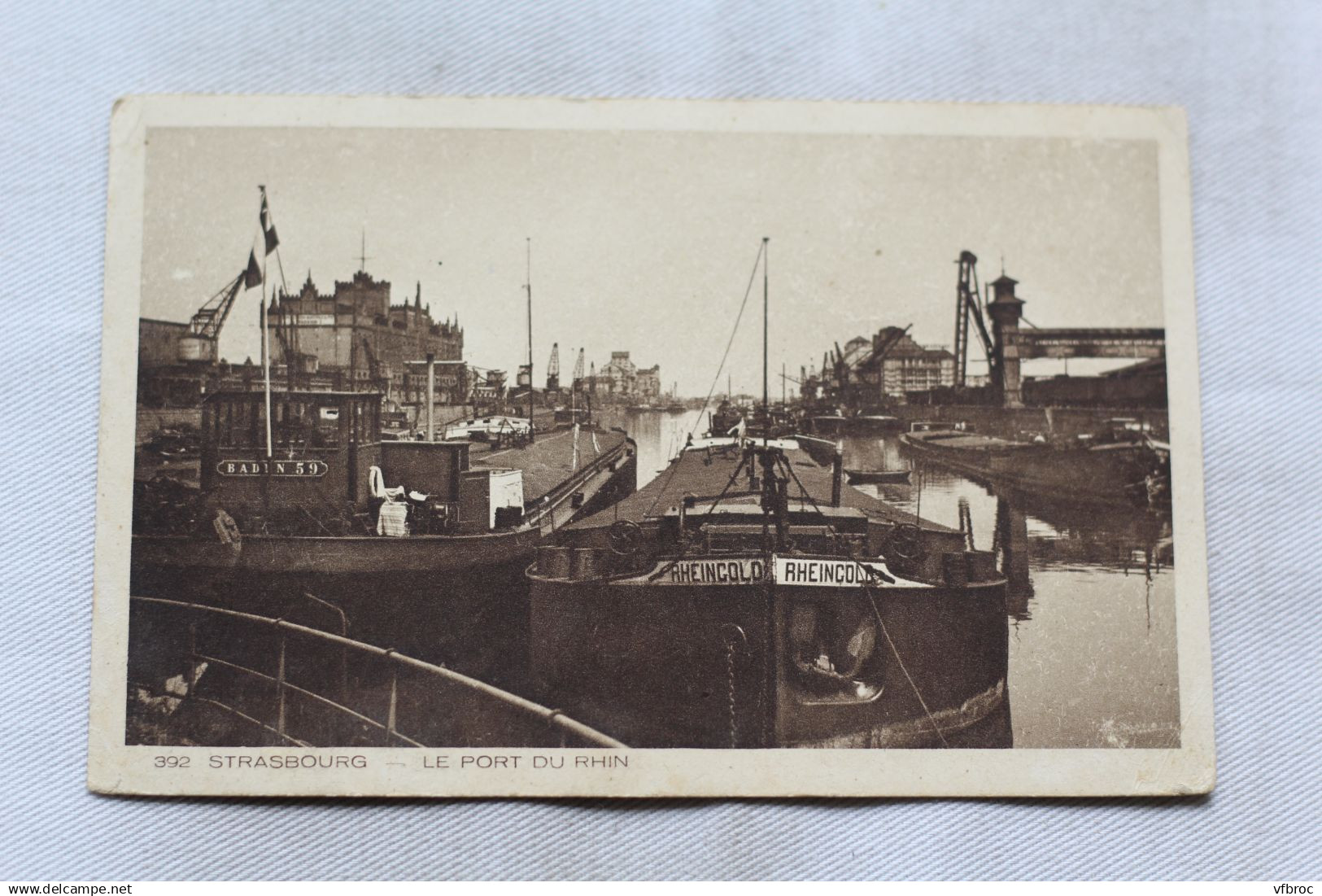 AA583, Strasbourg, le port du Rhin, Bas Rhin 67