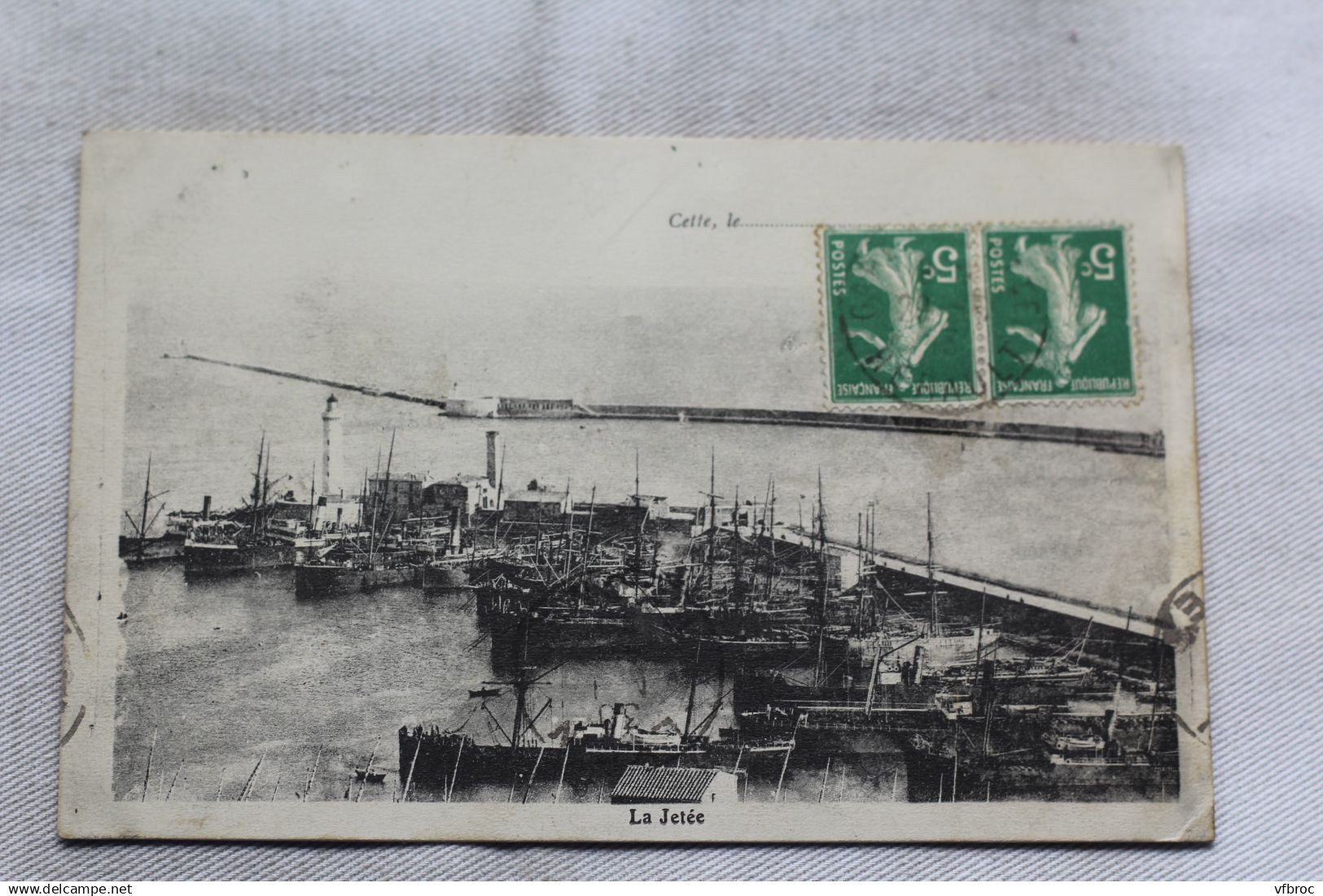 AA662, Sète, Cette, la jetée, Hérault 34