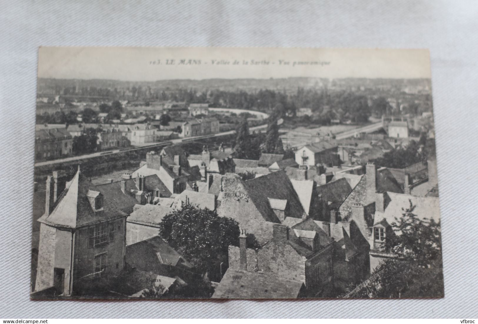 AA694, Le Mans, vallée de la Sarthe, vue panoramique, Sarthe 72