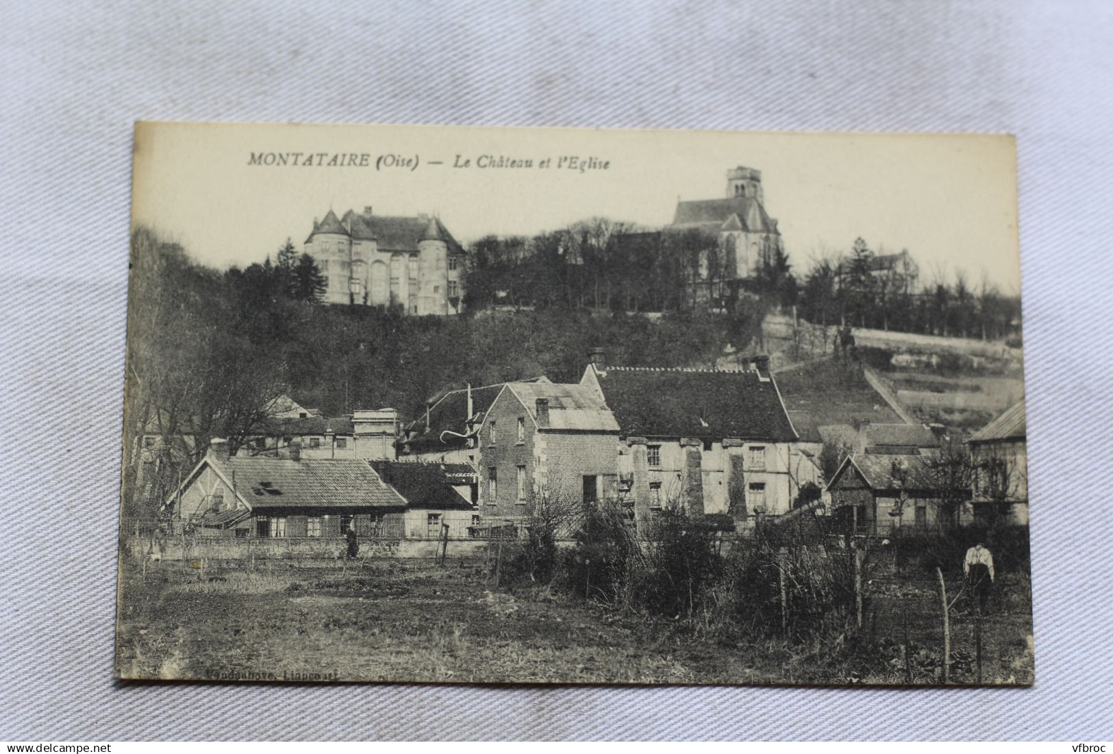 AA740, Montataire, le château et l'église, Oise 60