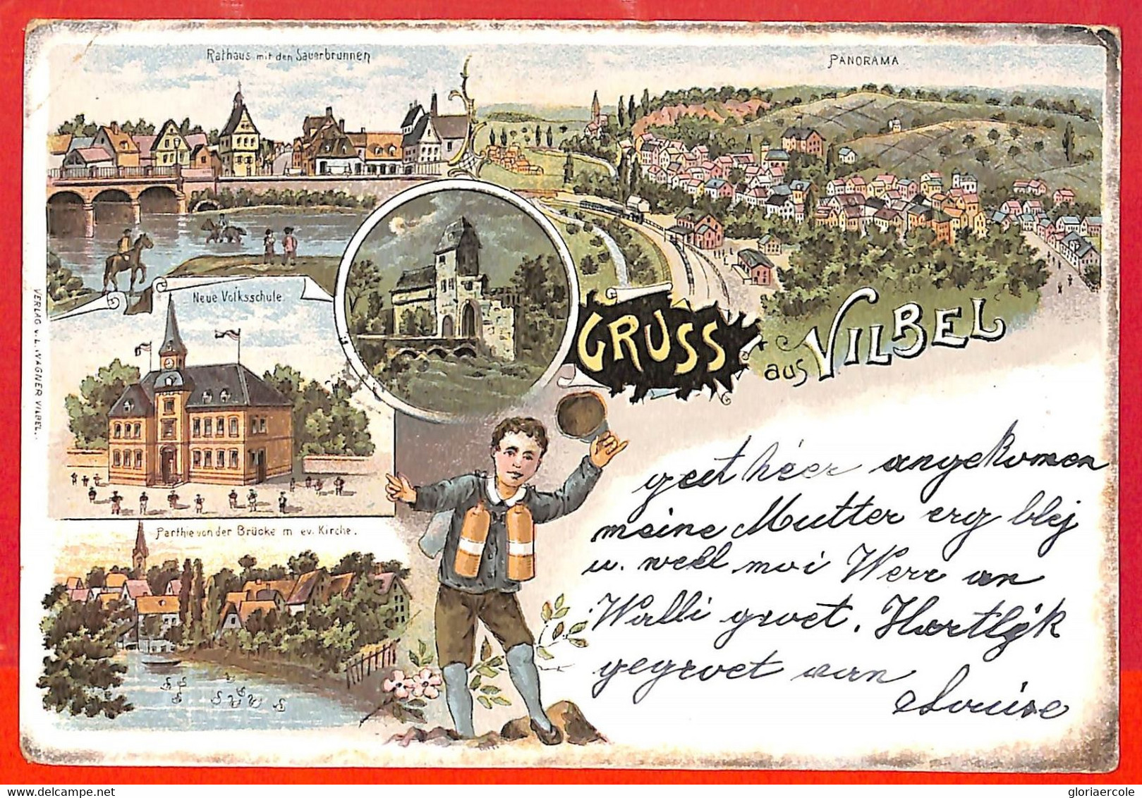 aa7782  - Ansichtskarten VINTAGE  POSTCARD: GERMANY Deutschland -  Bad Vilbel 1899