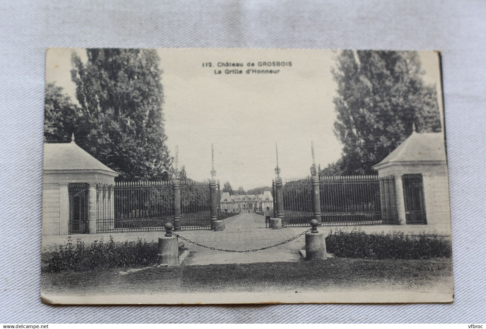 AA783, château de Grosbois, la grille d'honneur, Val de Marne 94