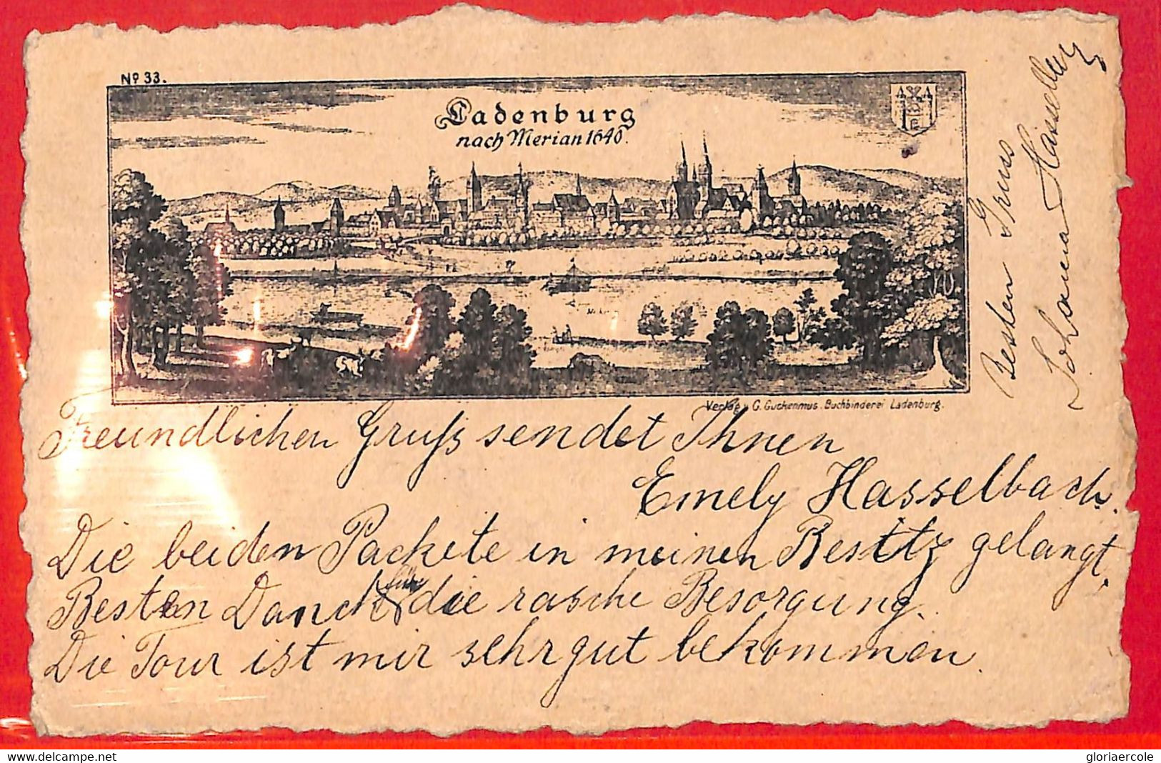 aa7832 - Ansichtskarten VINTAGE  POSTCARD: GERMANY Deutschland - Ladenburg 1905