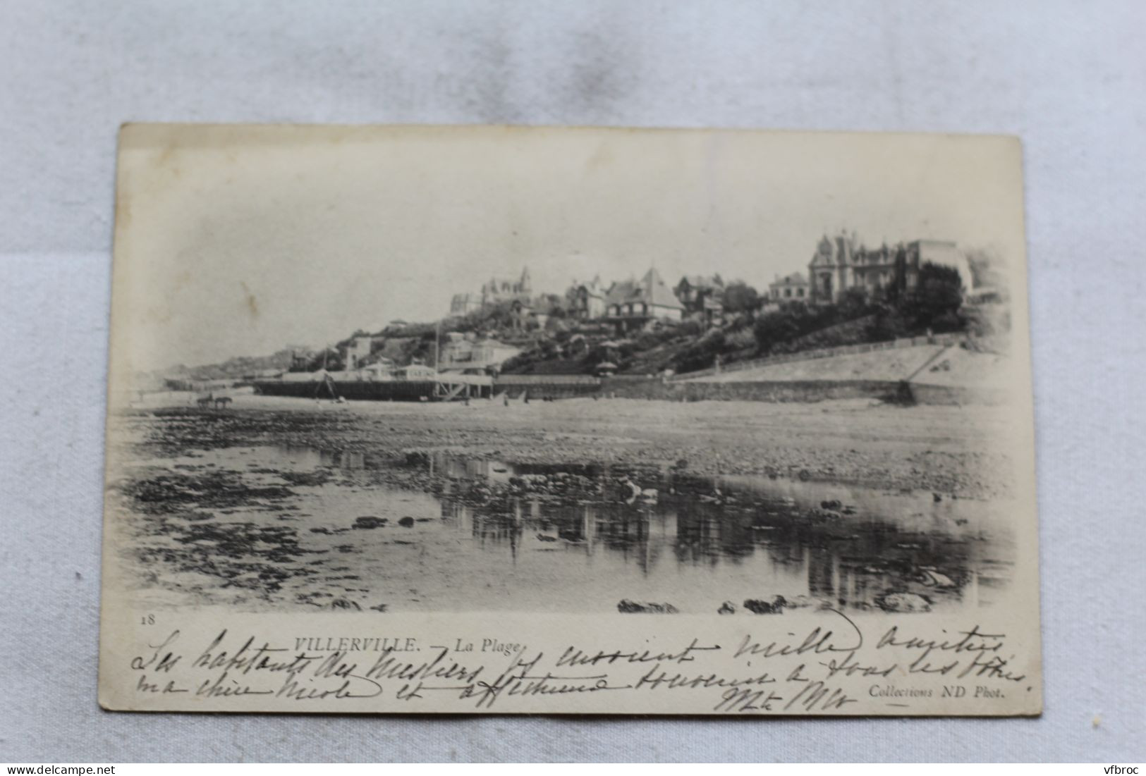 AA966, Cpa 1903, Villerville, la plage, Calvados 14